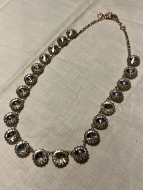 VTG CRYSTAL RIVIERE GEORGIAN INSPIRED NECKLACE ANNA WINTOUR